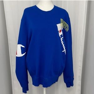 Champion Crewneck Hoodie “It takes a little more to be a champion”